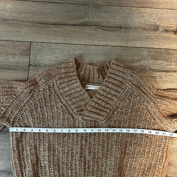 Anthropologie S wool blend Honore Sweater camel colour - Picture 8 of 8